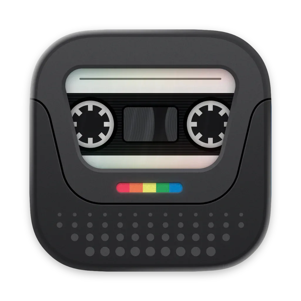 Retro Cassette Player App Icon