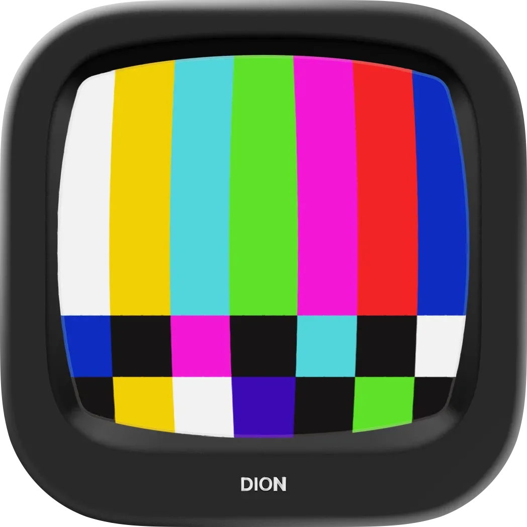 Retro TV Test Pattern Icon