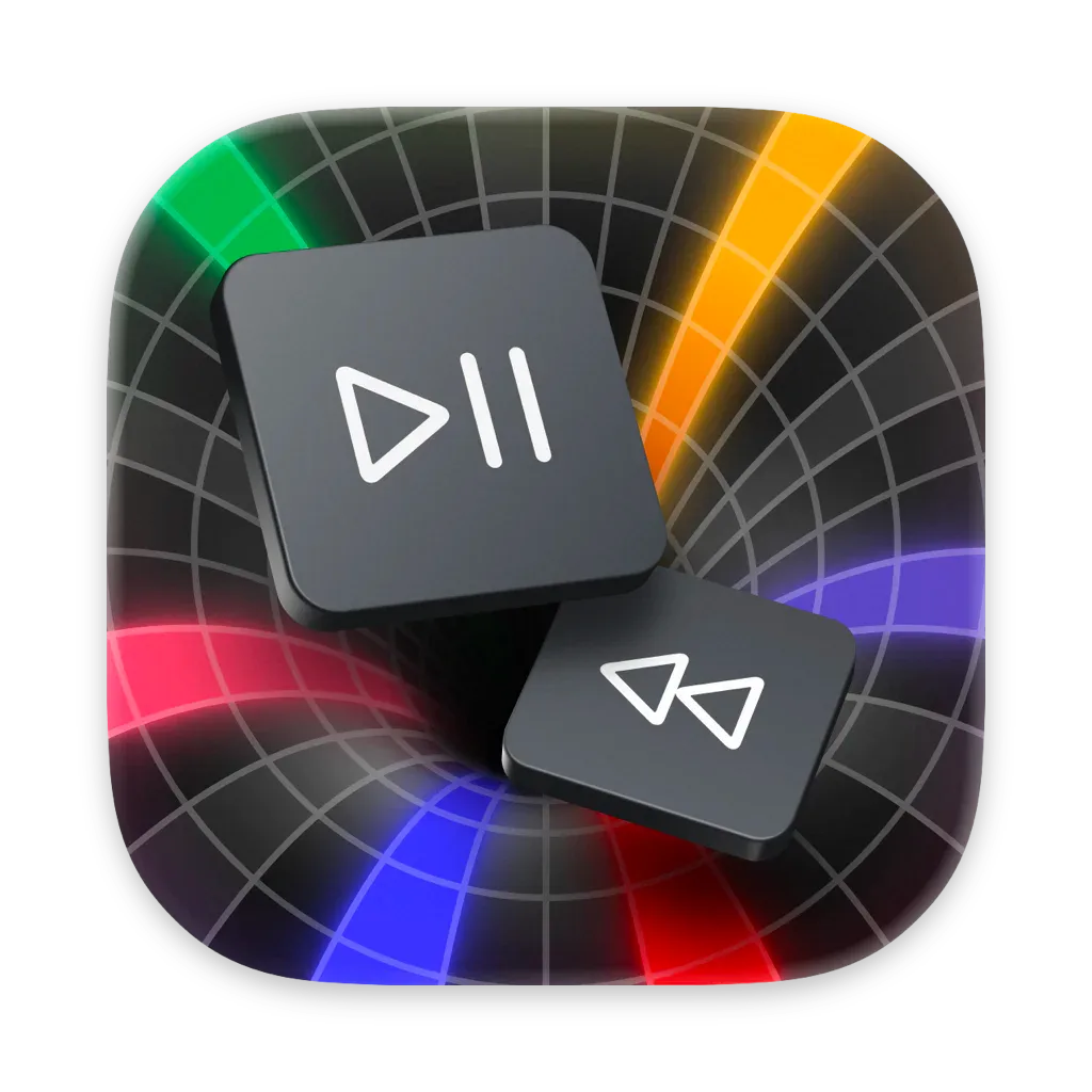 Music App Icon with Controls