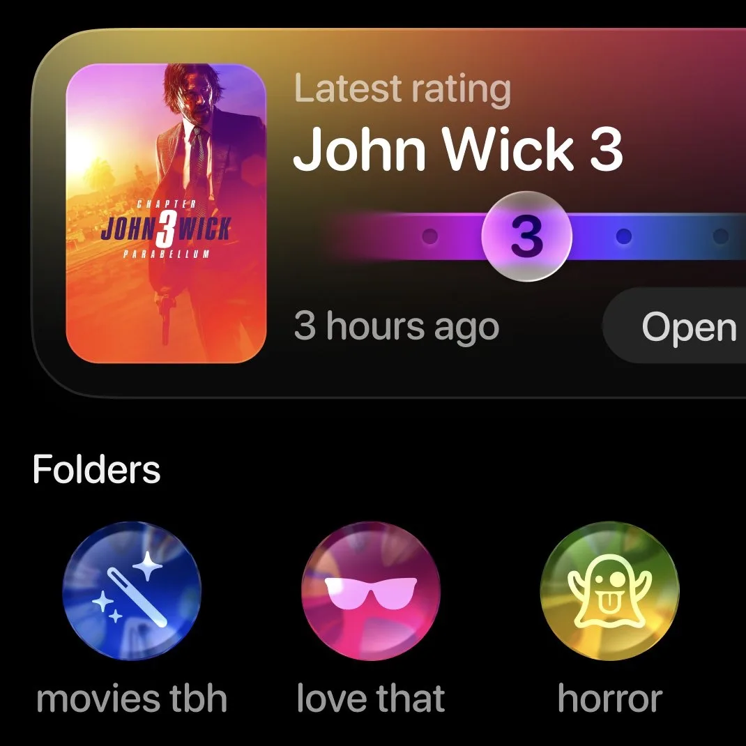 Film Rating Card