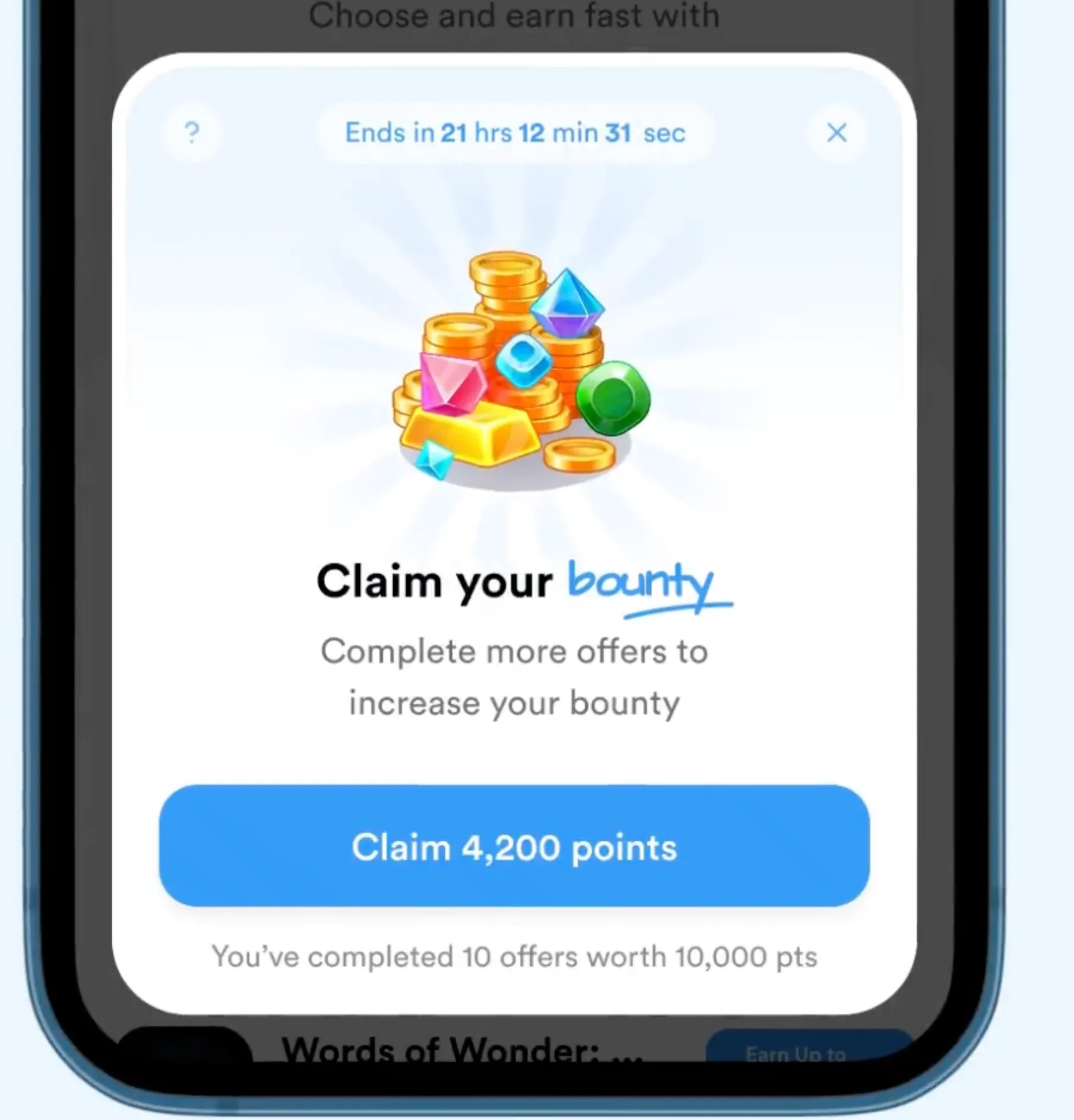 Bounty Claim Bottom Sheet