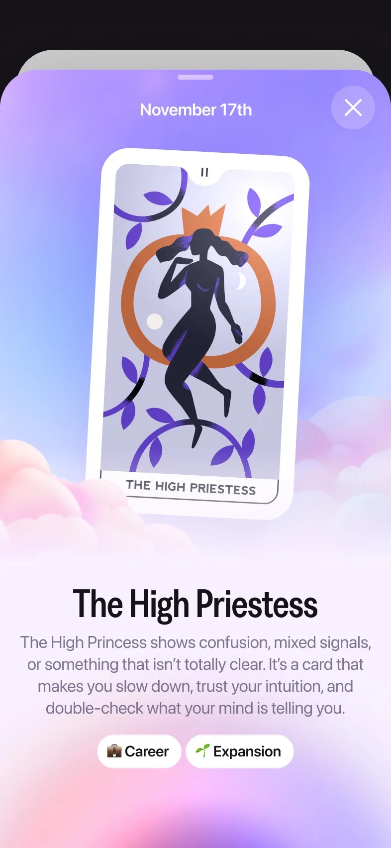 The High Priestess Tarot Card