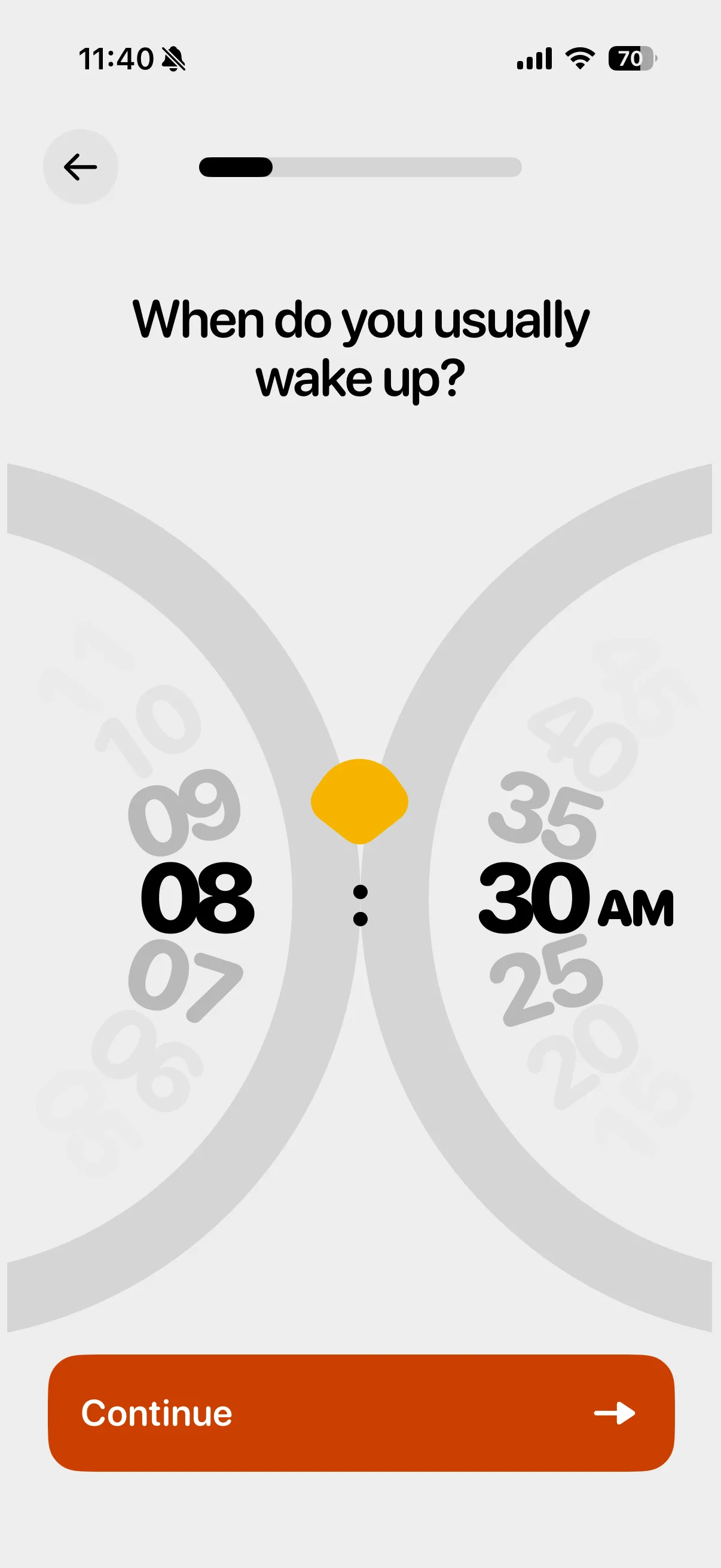 Wake Up Time Timer