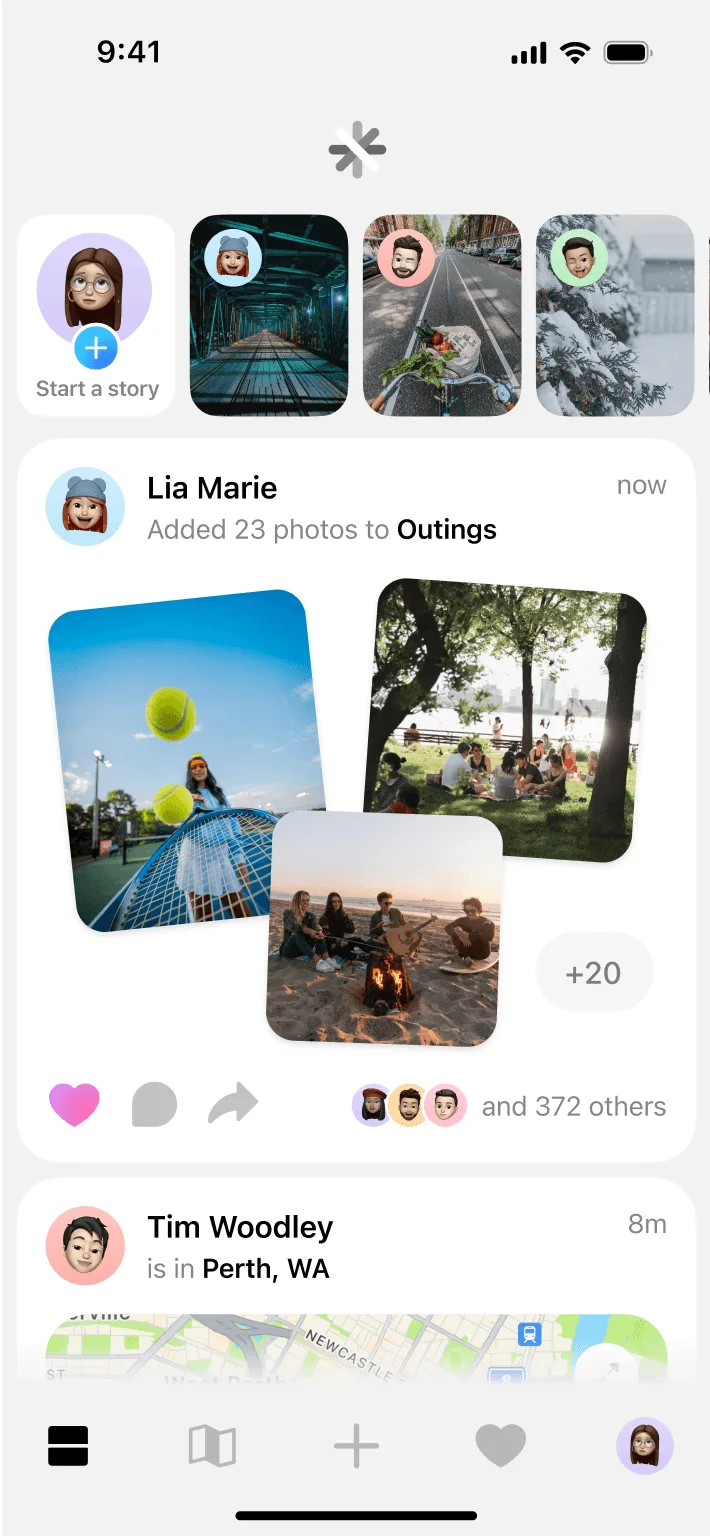 Social Photo Sharing App UI Design