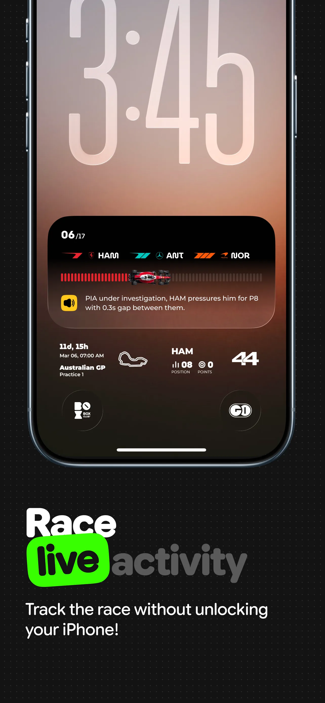 Box Box Club: Formula Widgets — screenshot 5