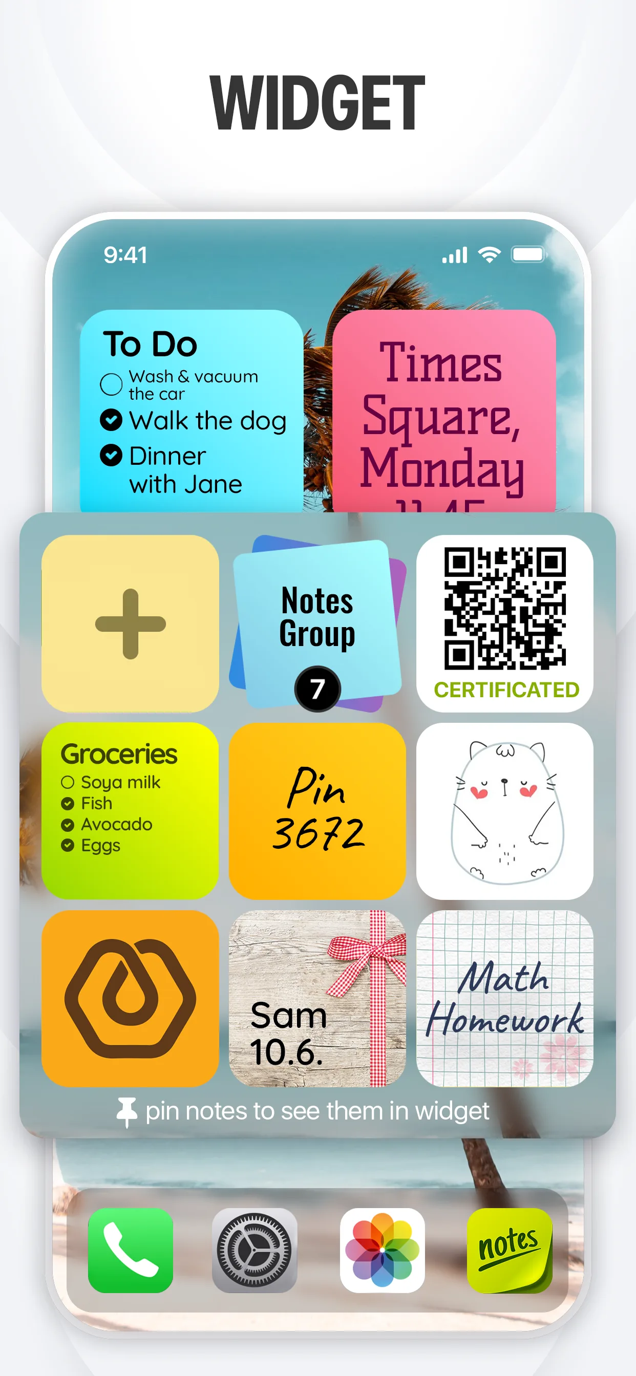 Sticky Notes & Color Widget — screenshot 6