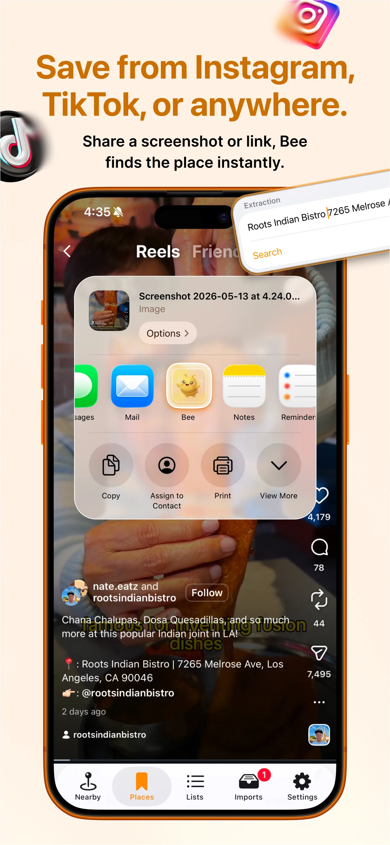 Bee: Nearby Place Reminder App — screenshot 3