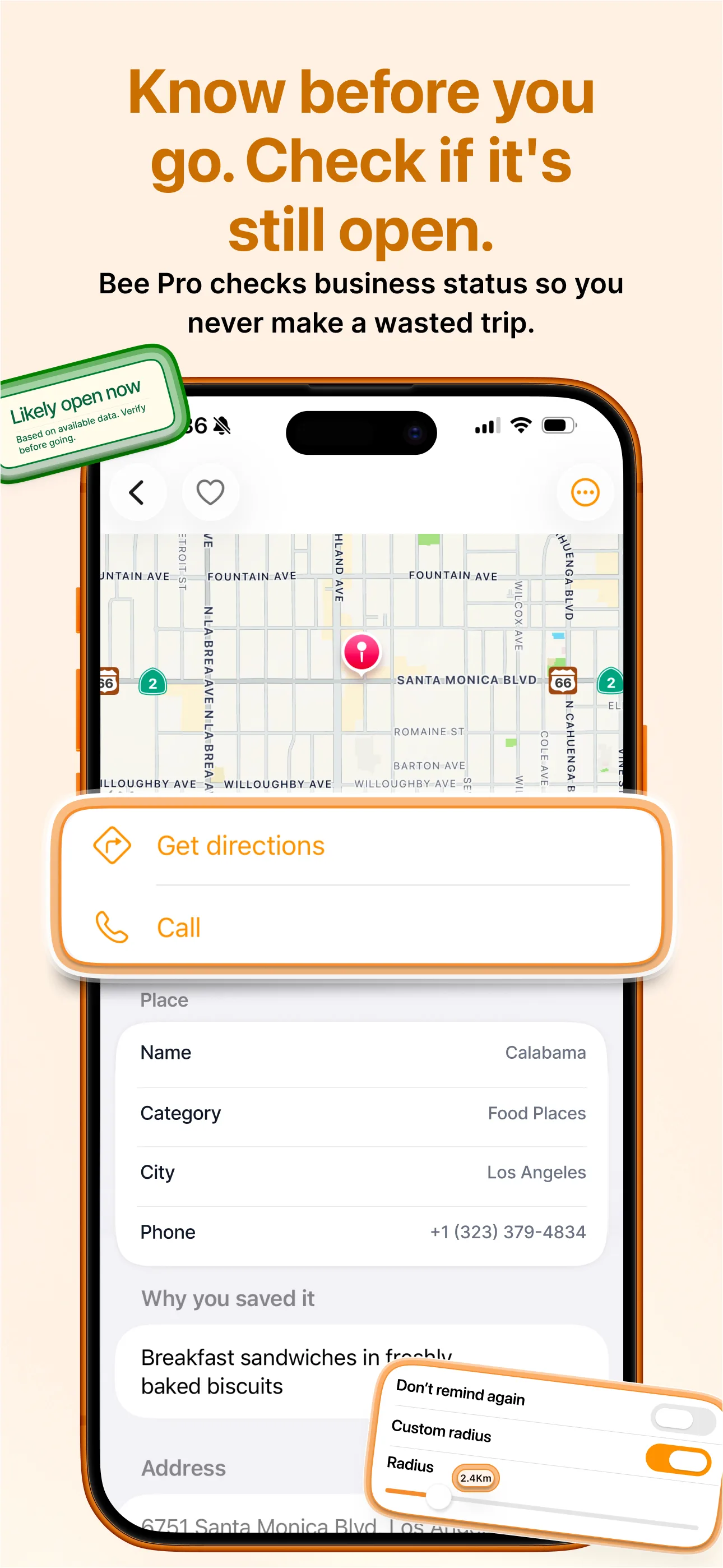 Bee: Nearby Place Reminder App — screenshot 6