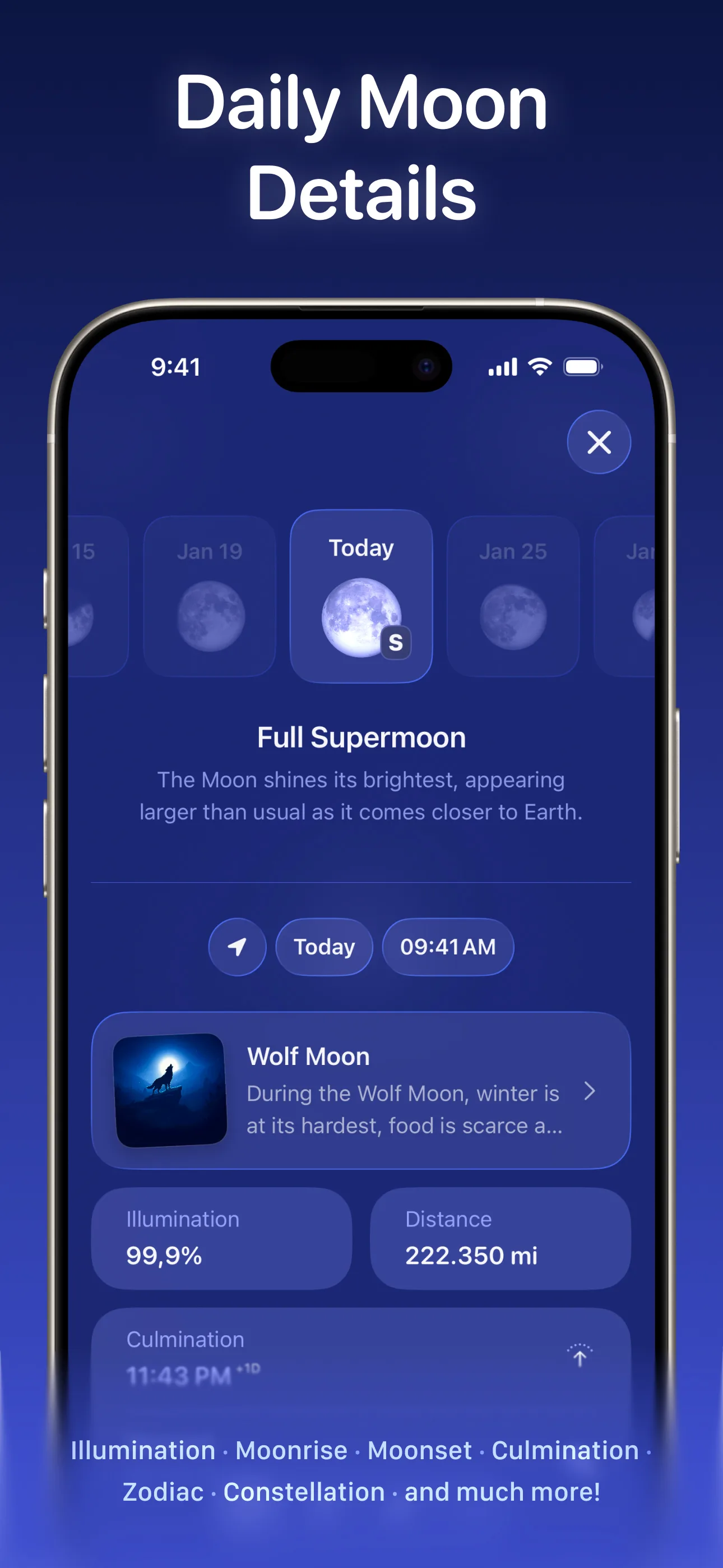 Moonlitt: Moon Phase Tracker — screenshot 7