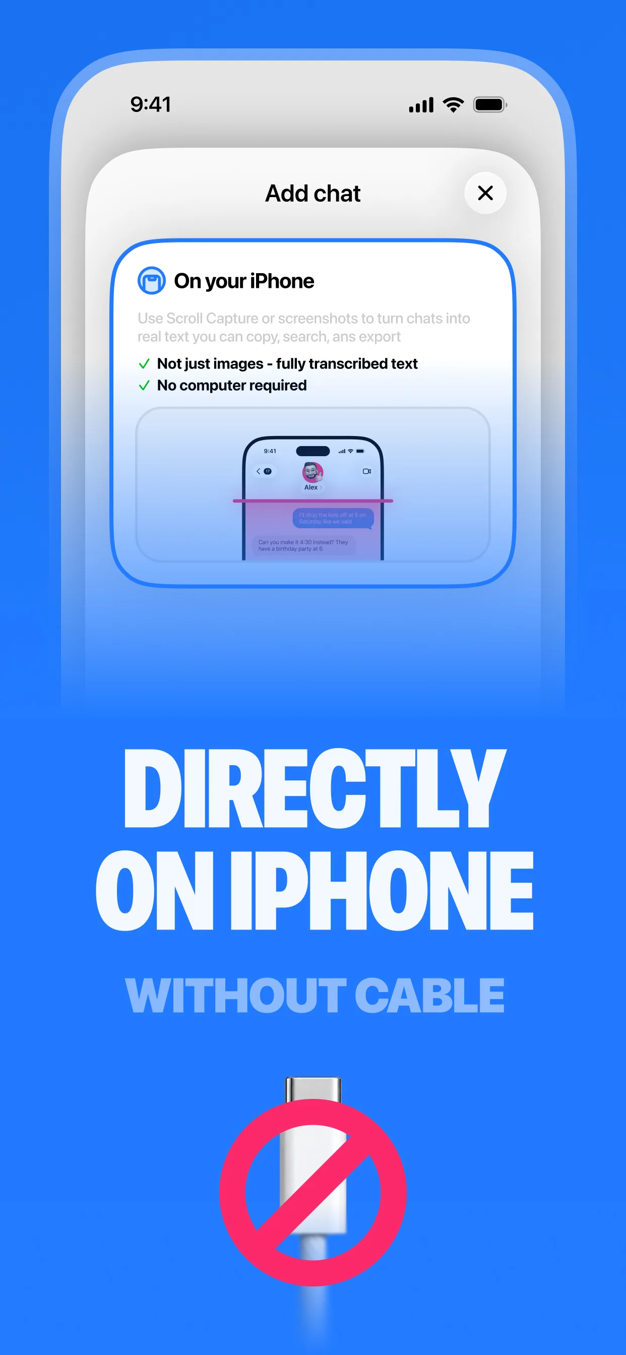 TextPort: Text Message Export — screenshot 5