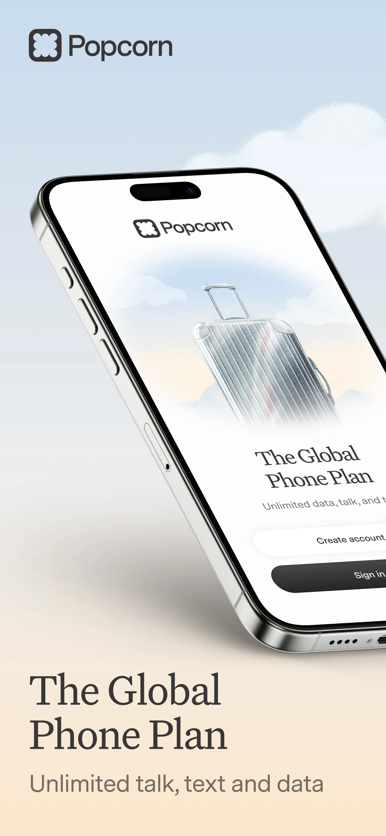 Popcorn: Global Phone Plan — screenshot 1