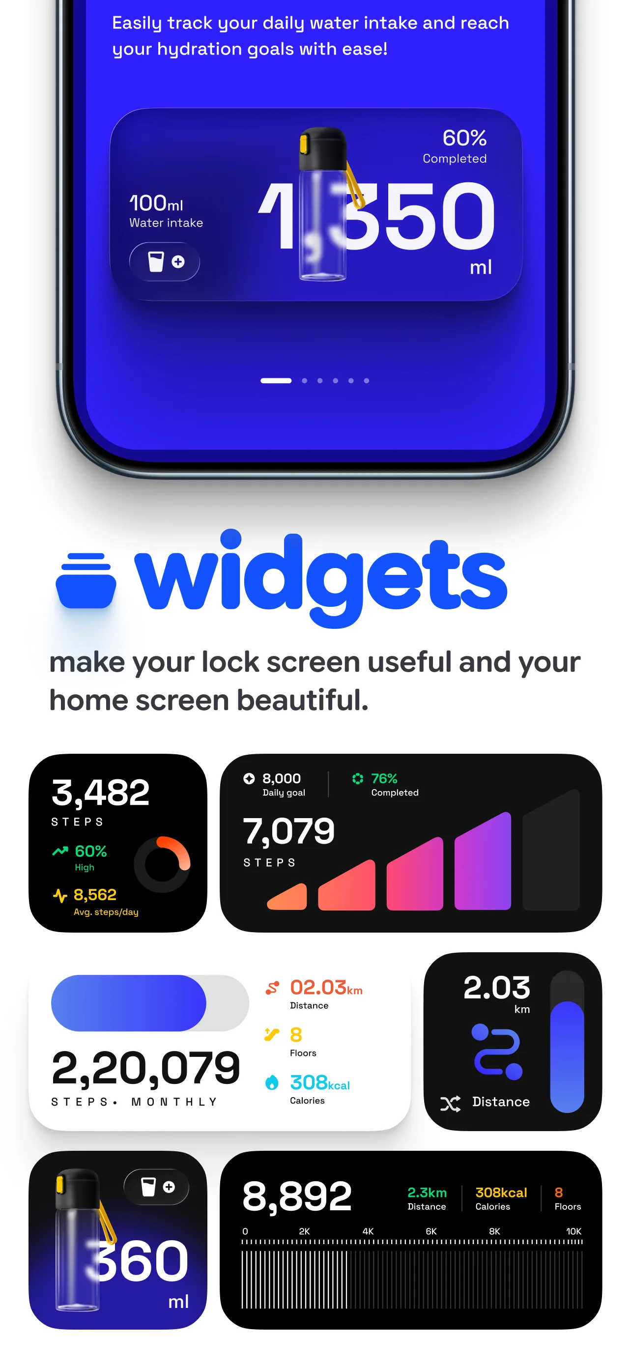 GO Club: Steps + Water — screenshot 8