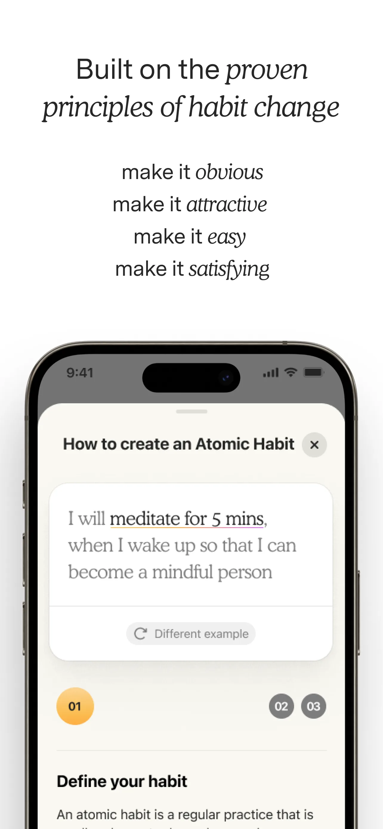 Atoms - from Atomic Habits — screenshot 2