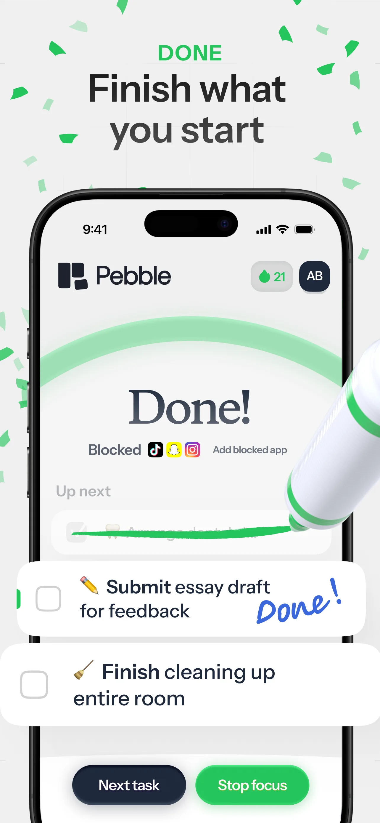 Pebble AI: To-Do & Focus — screenshot 5