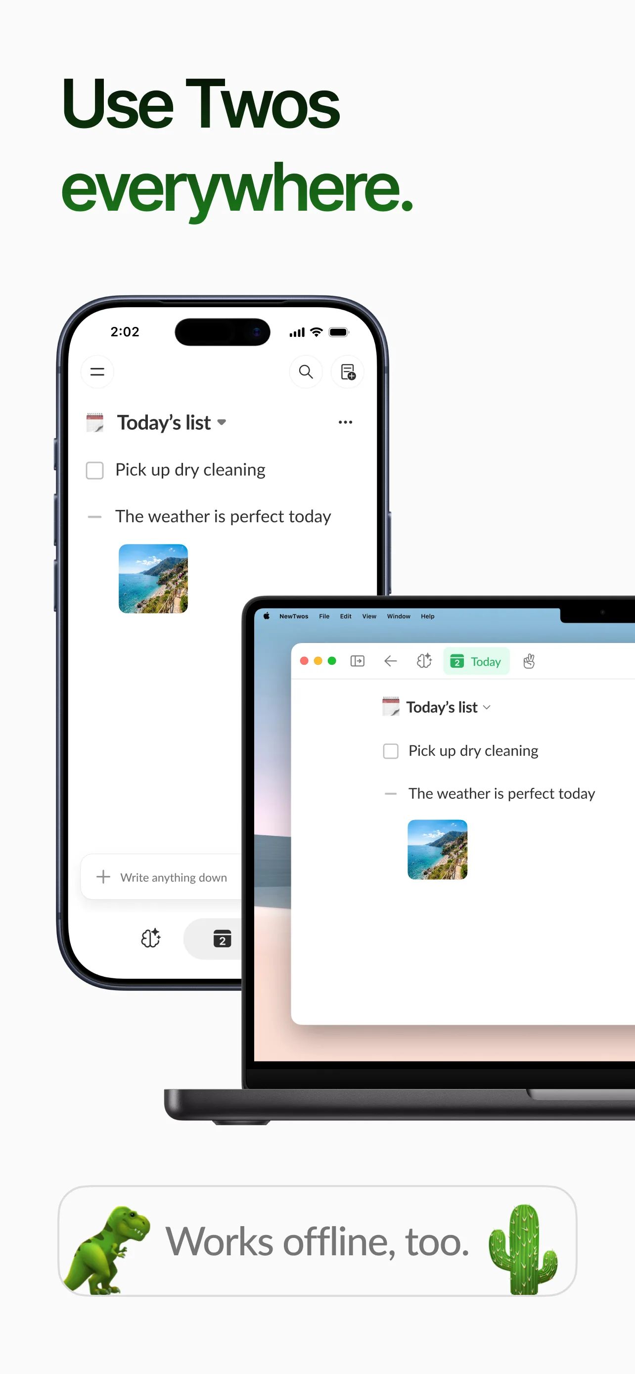 Twos: Quick Notes & Lists — screenshot 6