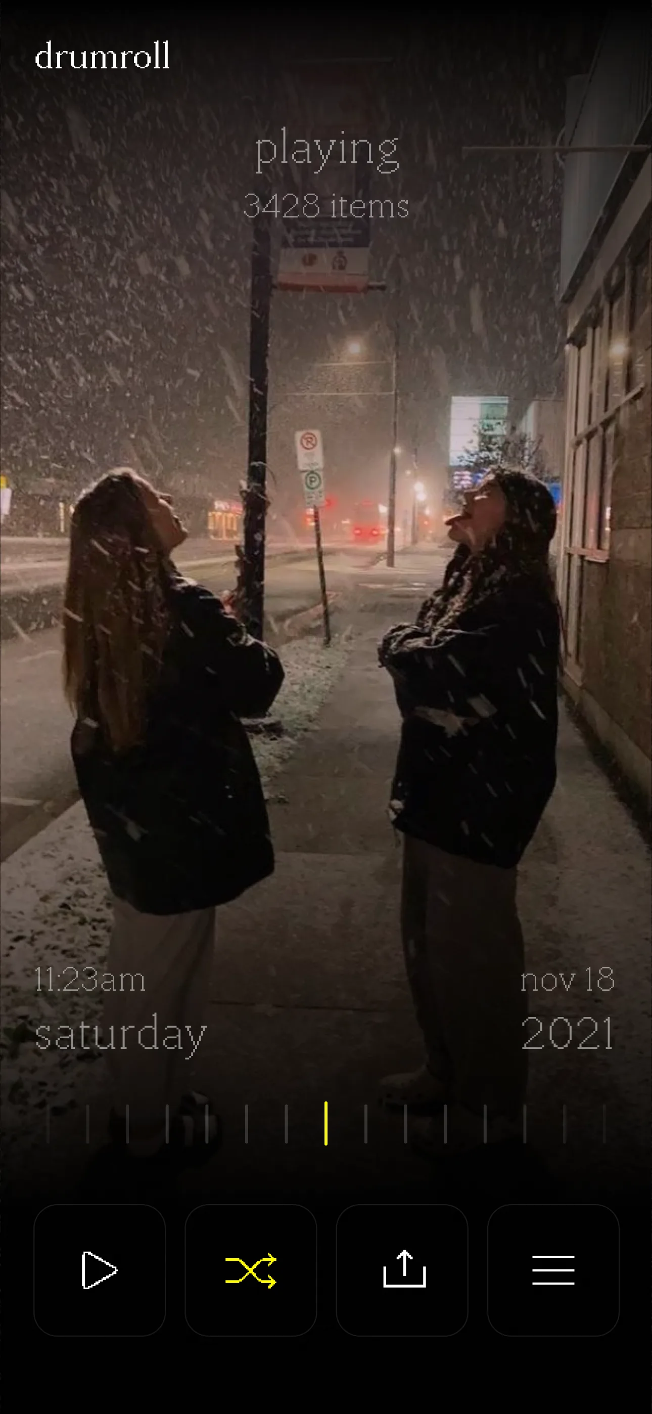 Drumroll: see your life flash — screenshot 2